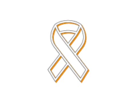 Cancer ribbon icon