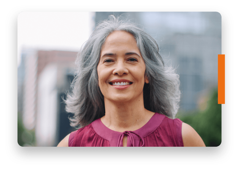 Elizabeth, actor portrayal of a MAVENCLAD® patient