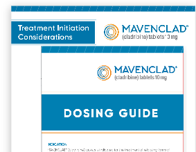 MAVENCLAD® dosing guide image