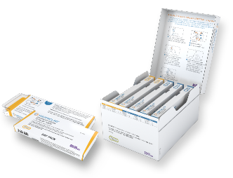 Image of MAVENCLAD® (cladribine) packaging open to show doses inside.
